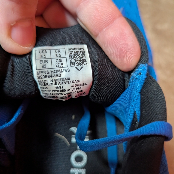 Saucony Blue Athletic Shoes - Picture 9 of 10